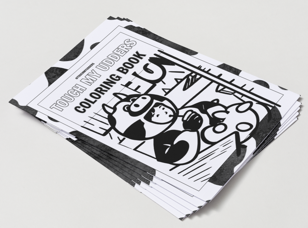 Touch My Udders Coloring Book